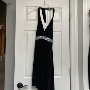 Black Halter style dress